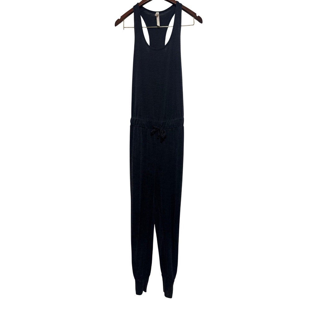 FP Movement Racerback Ribbed Knit Jogger Jumpsuit Charcoal Grey XS - Picture 1 of 8